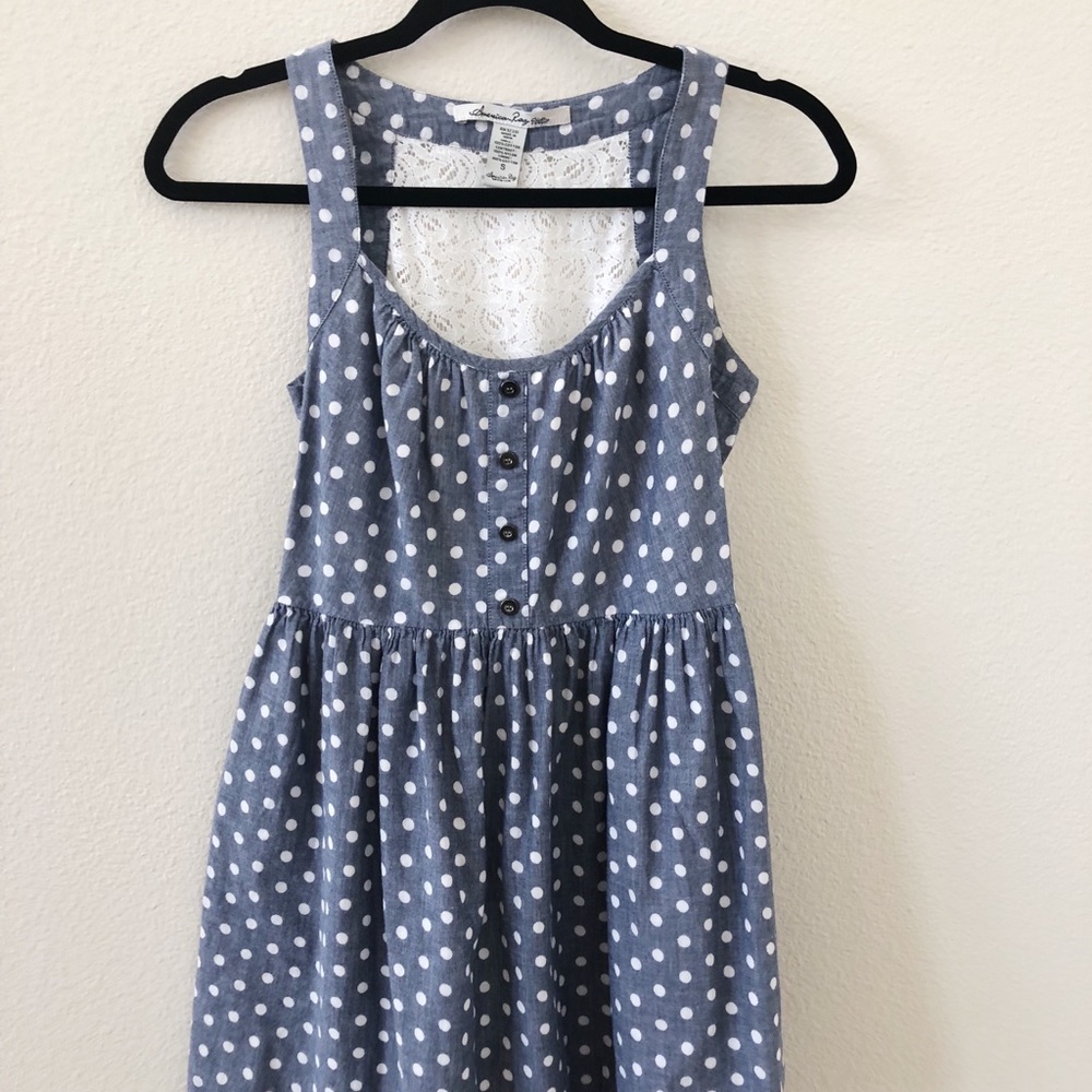 American Rag sleeveless pot-a-dot print size S